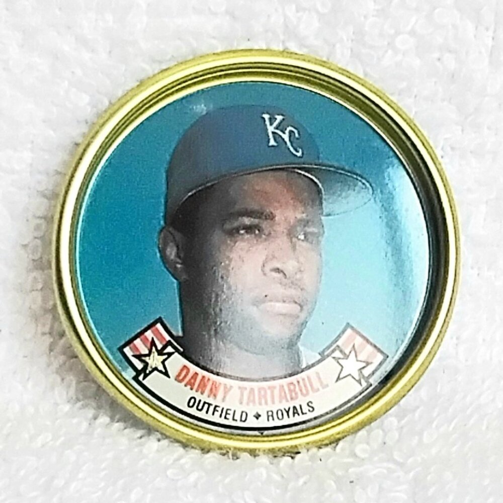 3/$20 Vintage & Mint 1988 Topps MLB Danny Tartabull 1 1/2" Metal Coin 29/60!!